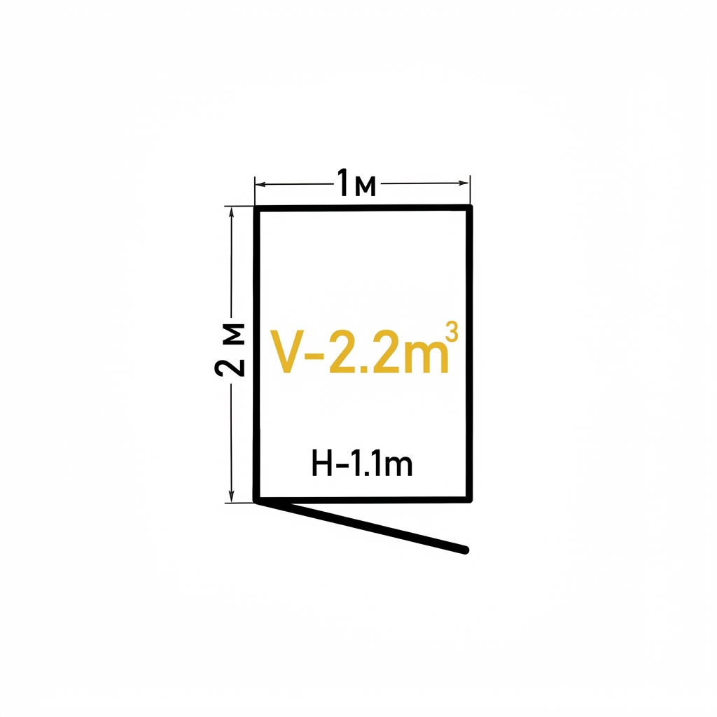 Бокс 2,2м³